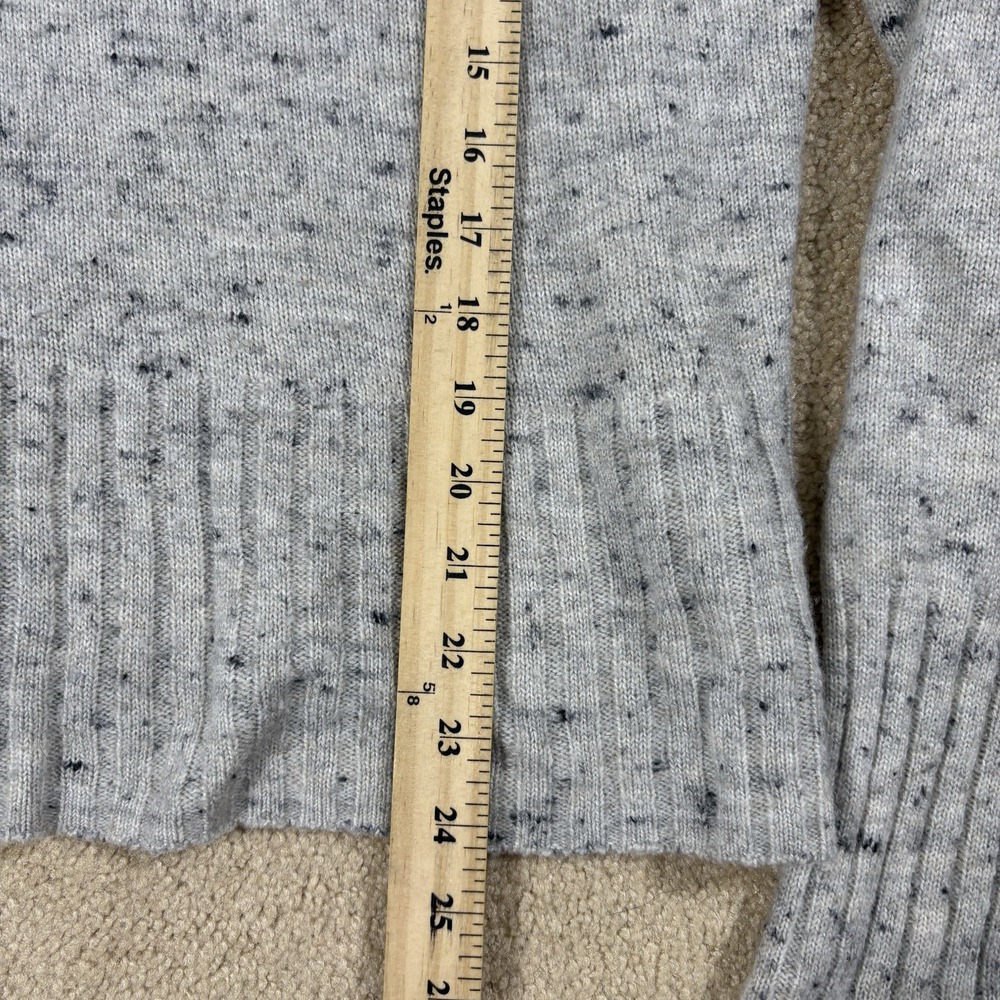 Madewell Donegal Inland Gray Coziest Yarn Turtleneck Sweater K5410 Large L - Picture 5 of 8